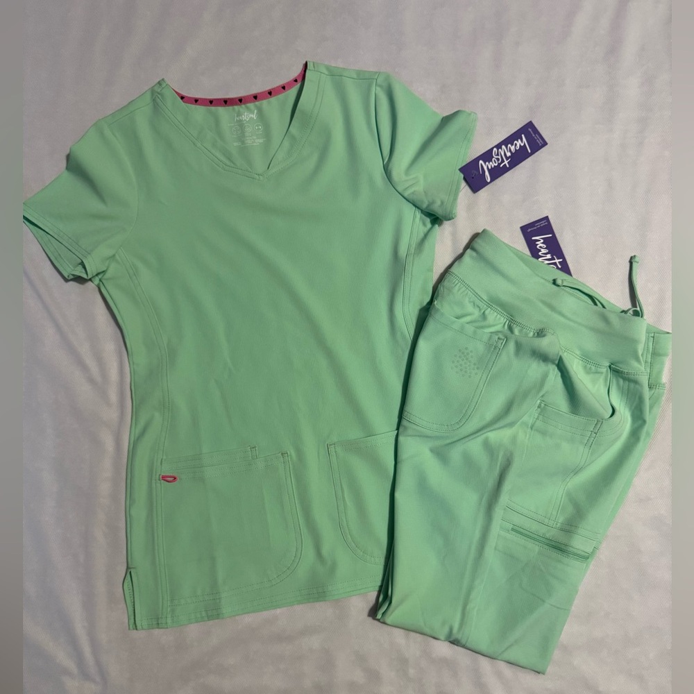 Heartsoul  Scrubs set, NWT, Top XS, Joggers Petite XS.